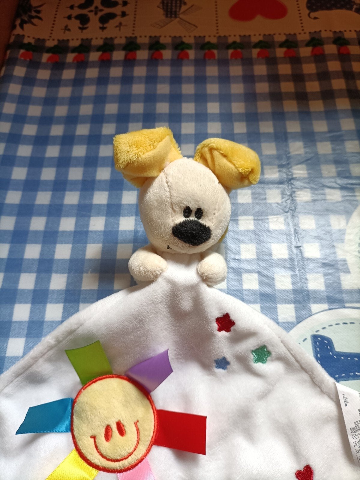 Woezel en Pip knuffeldoekje met knuffel eraan vast, Ophalen of Verzenden, Zo goed als nieuw, Konijn