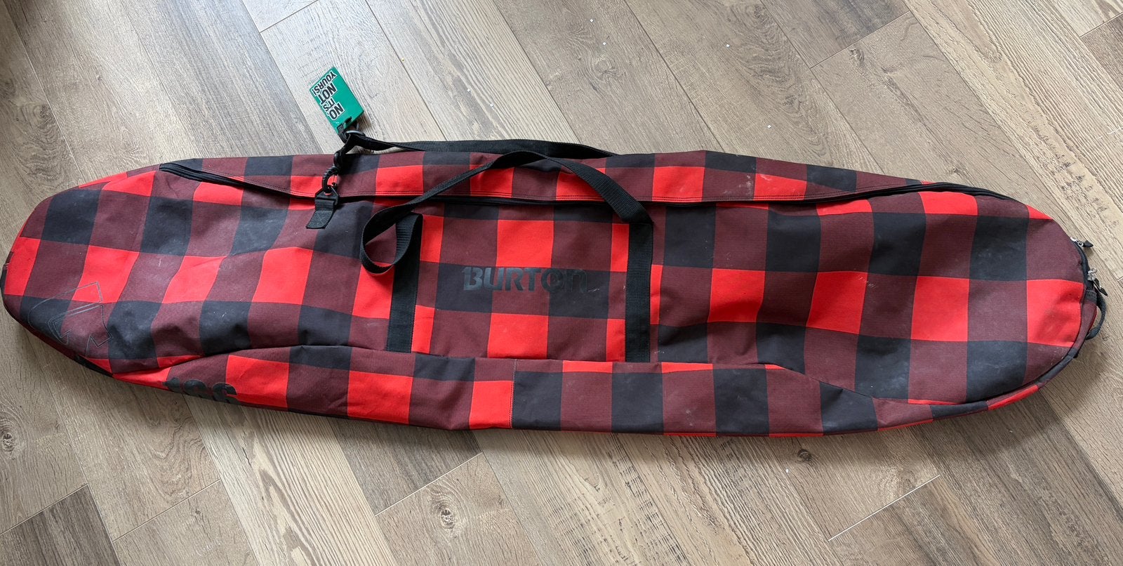Burton snowboardtas - Rood/Zwart geruit maat 166, Ophalen of Verzenden, Zo goed als nieuw, Overige typen