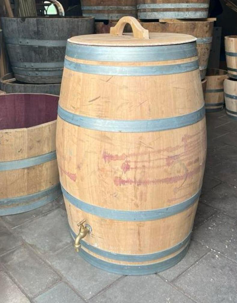 Eiken houten regenton wijnvat whiskyvat wateropvang duurzaam, Gerard Krale, Nieuw, Ophalen of Verzenden, Info@gkrale.nl