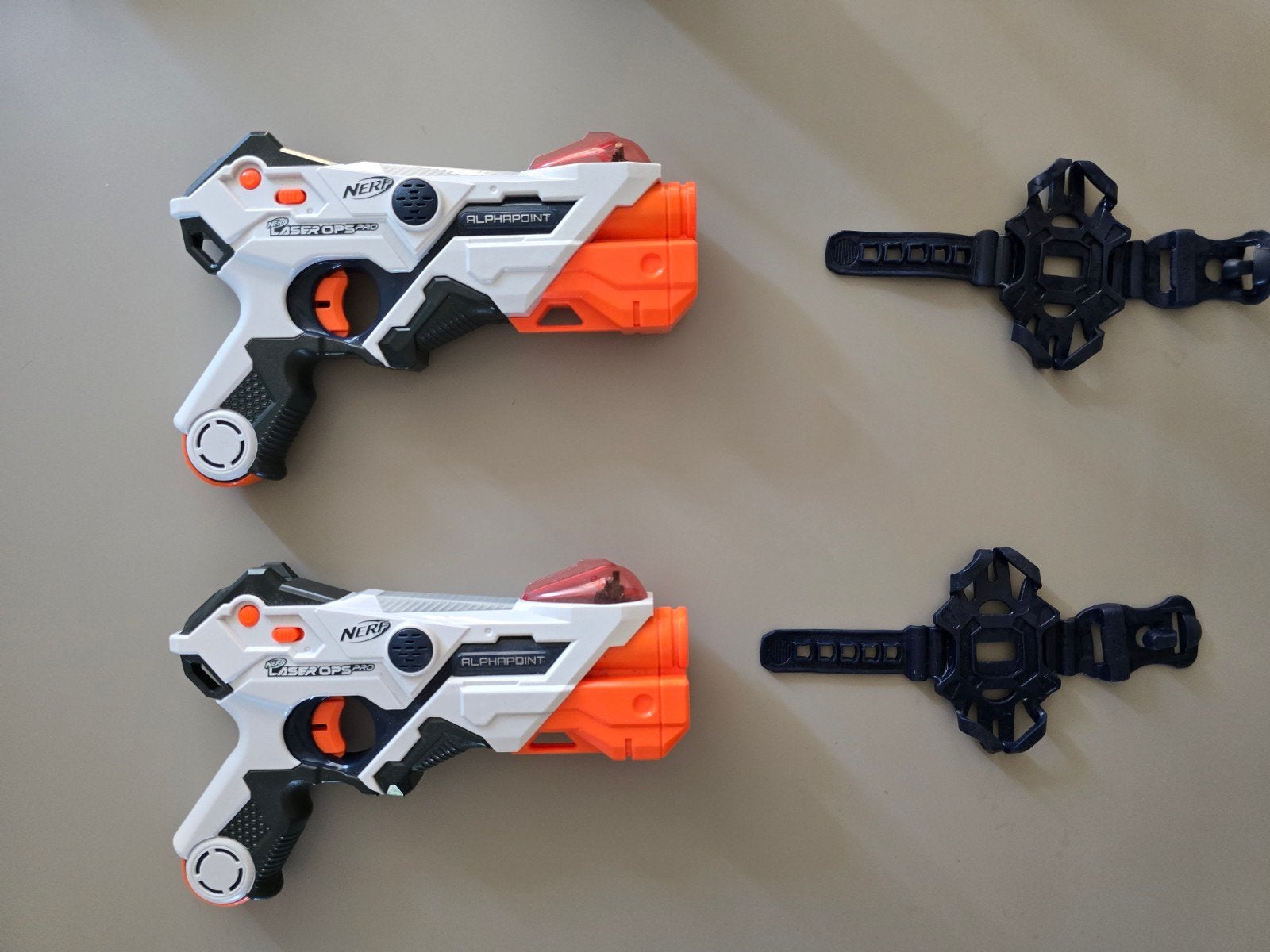 Lezerpistol Nerf, Kinderen en Baby's, Speelgoed | Buiten | Actiespeelgoed, Ophalen of Verzenden, Zo goed als nieuw