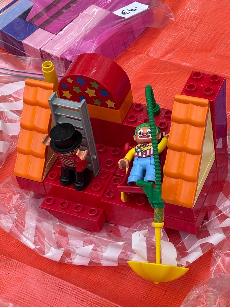 Lego Duplo Circus Set met Figuren, Inclusief minifiguren, Gebruikt, Overige thema's, Ophalen of Verzenden