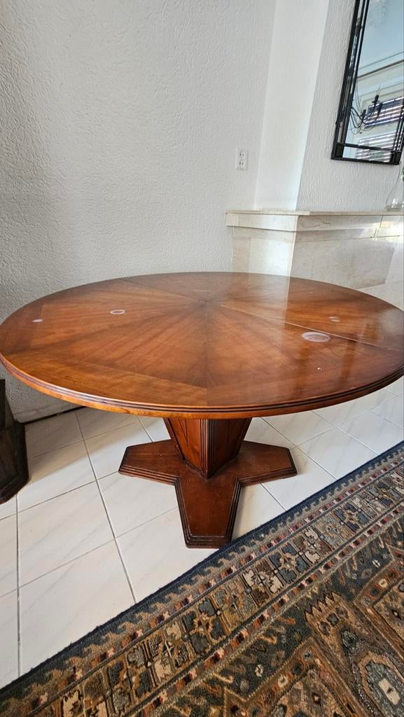 Antieke Art Deco Eettafel - Amsterdamse School - Jaren '30, Huis en Inrichting, Tafels | Salontafels, Ophalen of Verzenden, Gebruikt