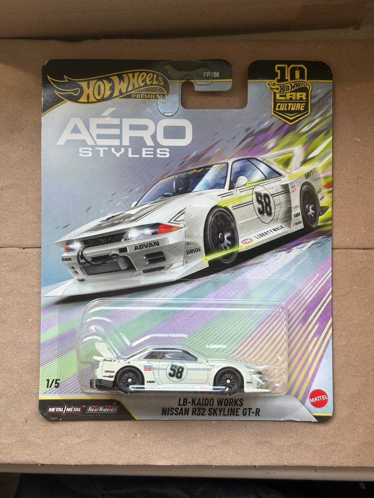 Hot Wheels Premium Nissan R32 Skyline GT-R, Ophalen of Verzenden, Zo goed als nieuw, Auto