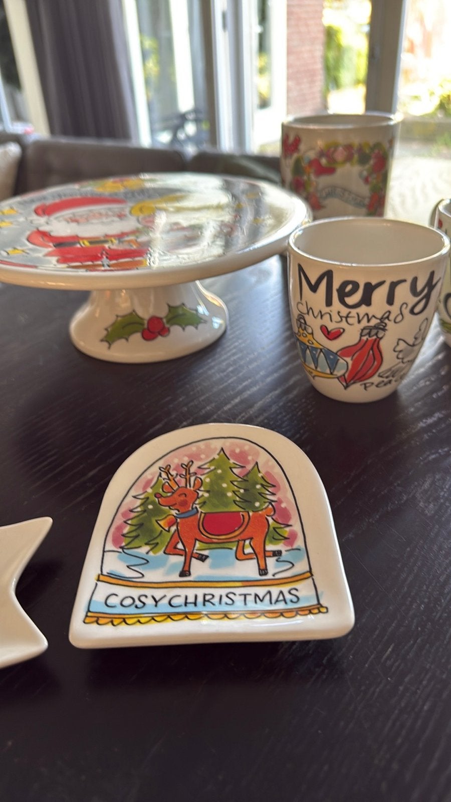 Blond Amsterdam kerst items, Huis en Inrichting, Keuken | Servies, Ophalen, Gebruikt, Keramiek, Mok