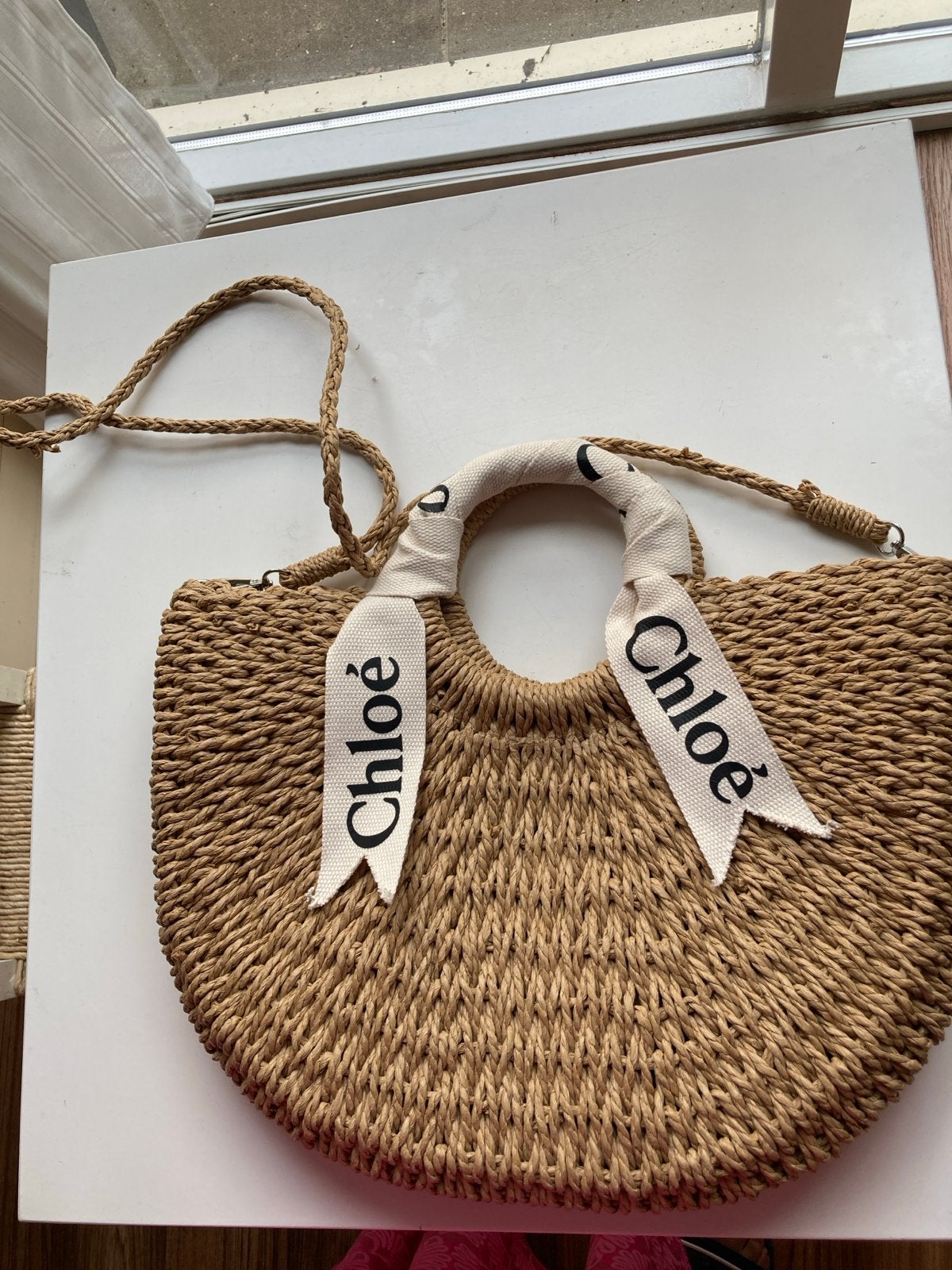 Chloé-stijl rieten tas, Sieraden, Tassen en Uiterlijk, Tassen | Damestassen, Ophalen of Verzenden, Nieuw