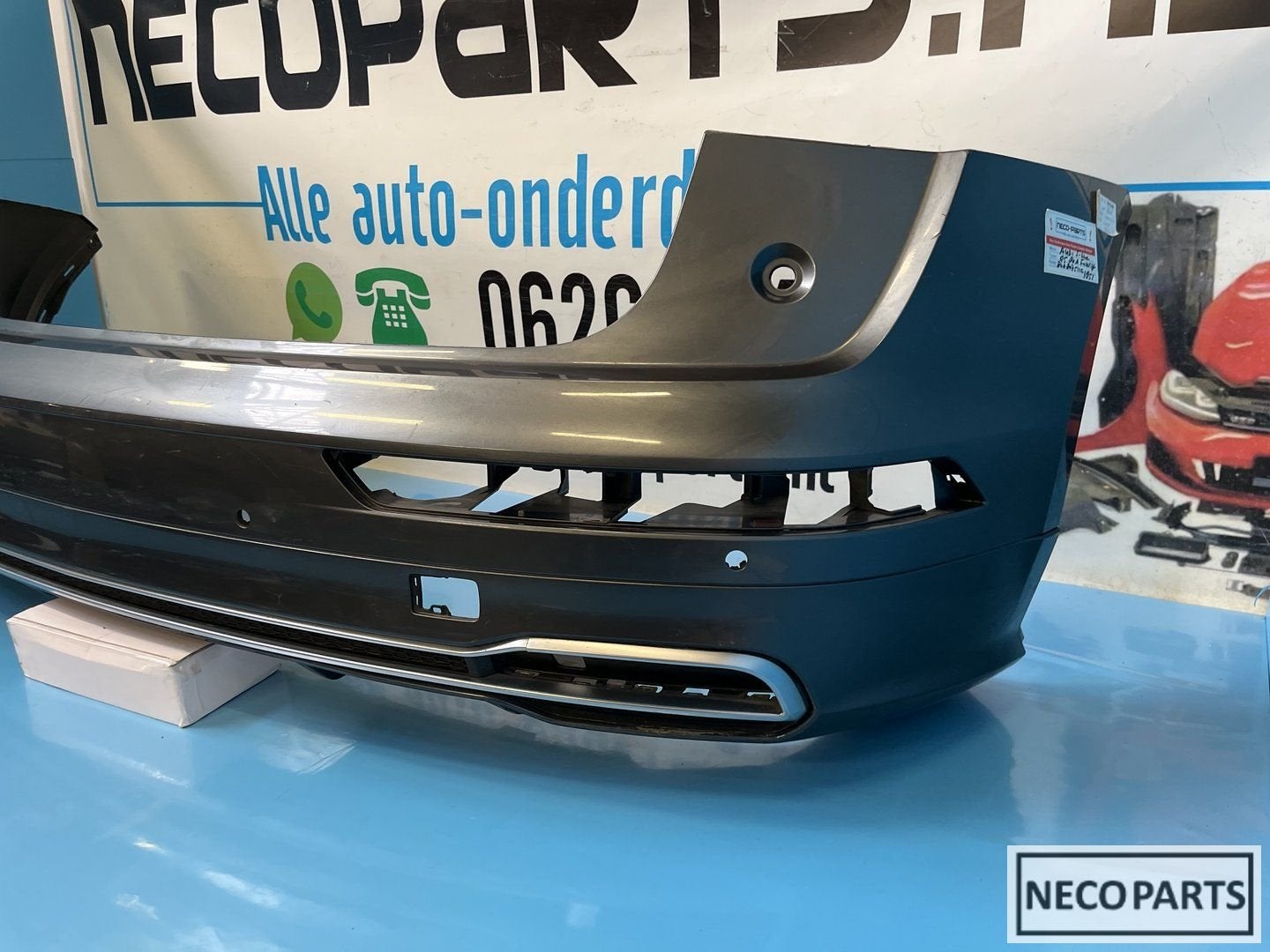AUDI Q5 SQ5 S LINE ACHTERBUMPER BUMPER ORIGINEEL, Gebruikt, -, -, Spatbord