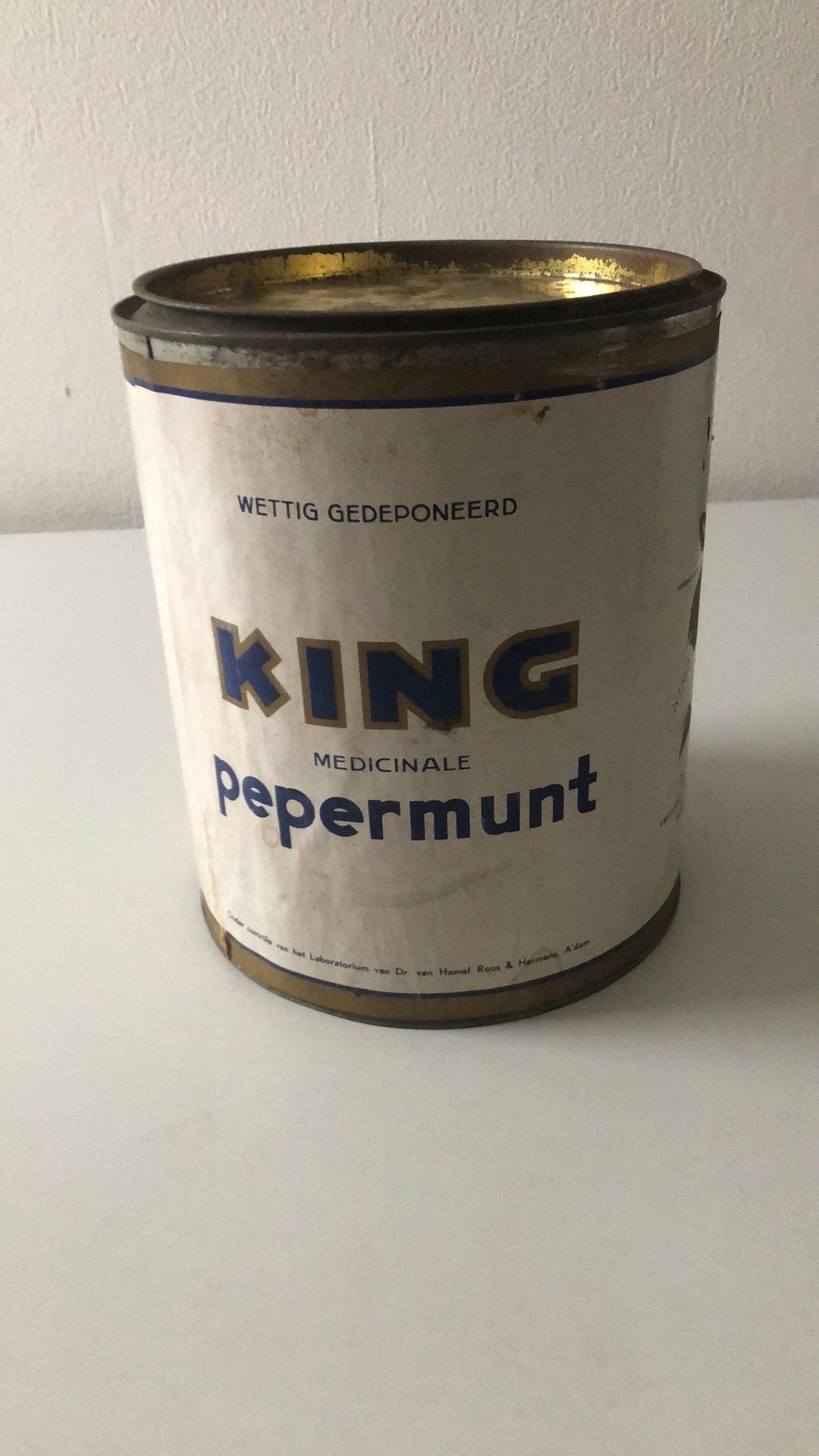 Te koop ouderwets king blik, Antiek en Kunst, Ophalen of Verzenden