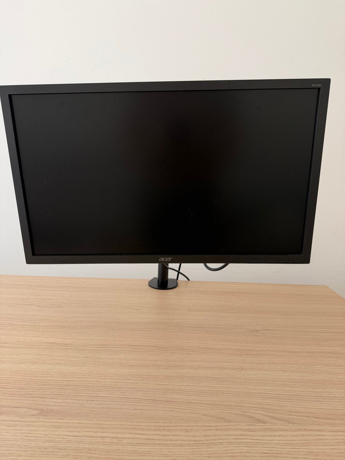 Acer monitor 24 Inch HDMI, DVI en DisplayPort aansluitingen, Ophalen, Full HD, Zo goed als nieuw, DisplayPort