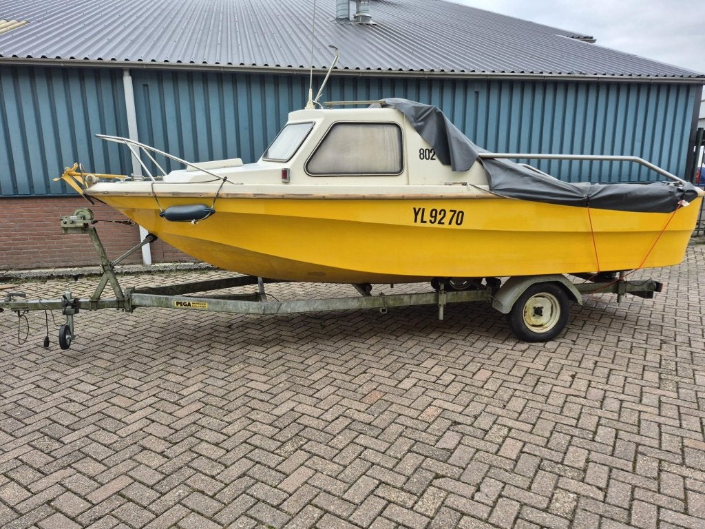 Shetland PC nette staat Evt met Pega trailer, Watersport en Boten, 5 m, Gebruikt, Shetland, Polyester