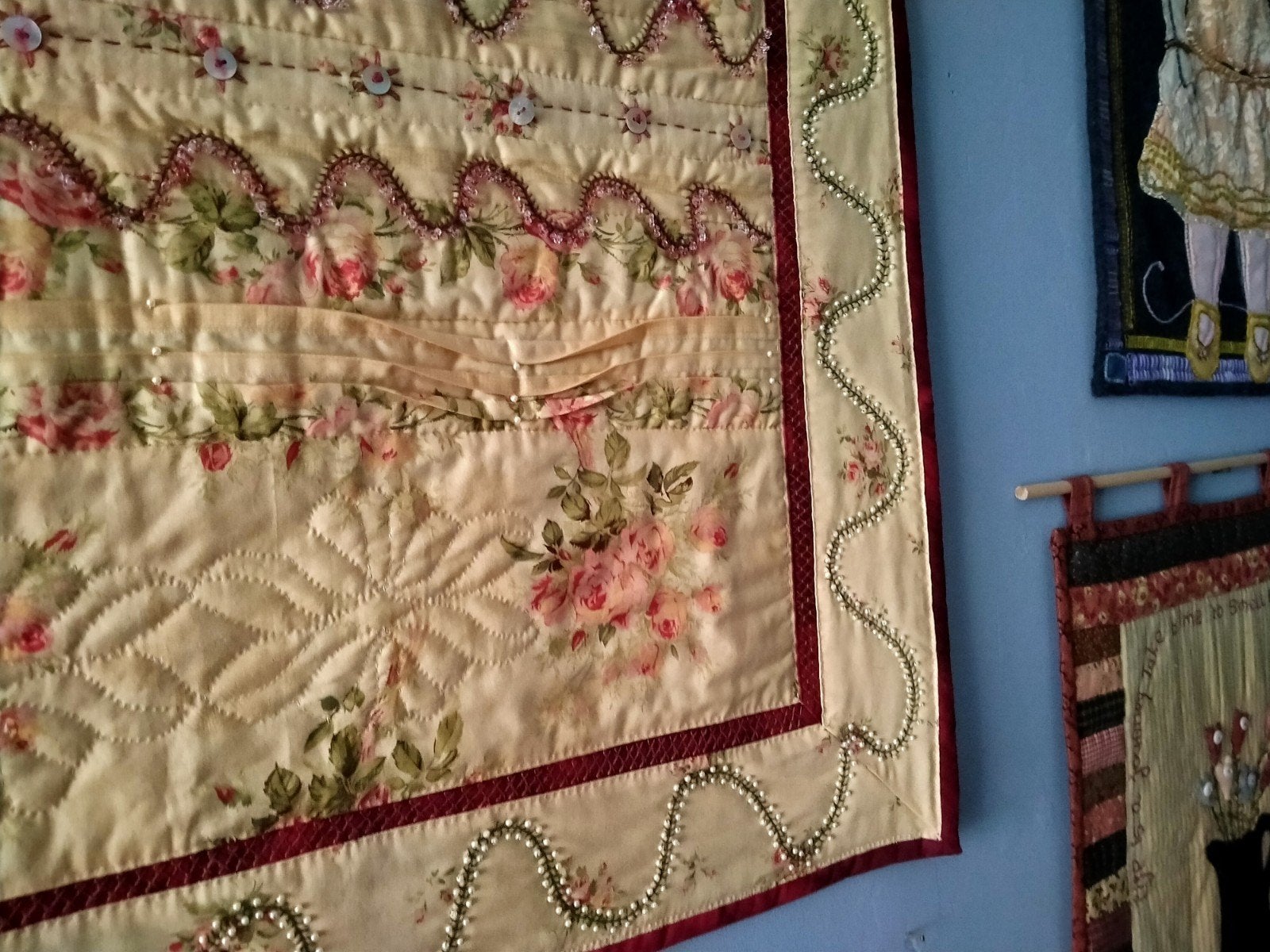 wandkleed - quilt - handwerk, Ophalen, Nieuw