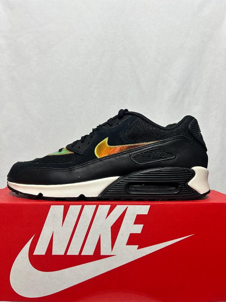 ALS NIEUW Maat 47,5 - Nike Air Max 90 Premium Black Hologram
