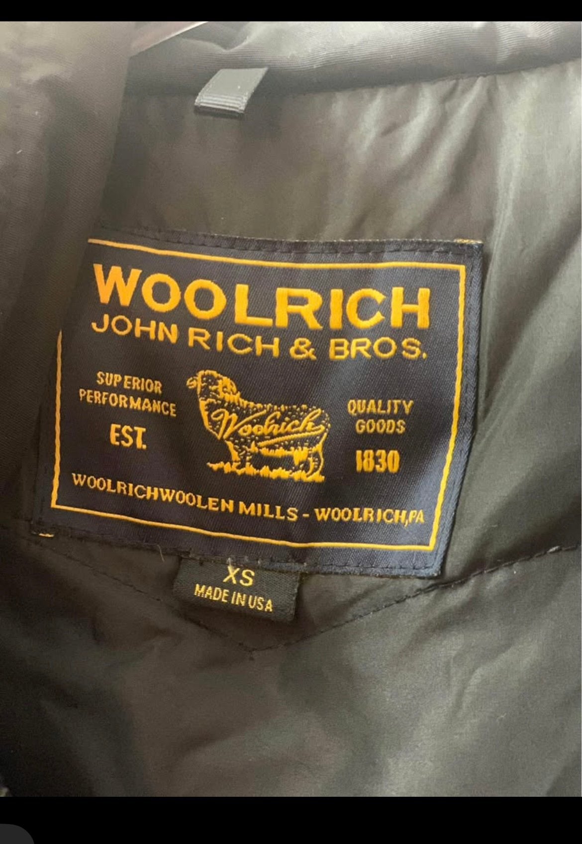 Woolrich Style Winterjas S – Zwart – Nieuw, Ophalen of Verzenden, Nieuw, Zwart