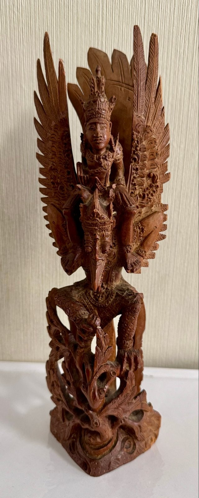 Balinees houtsnijwerk - Garuda Vishnu, ca. 30cm hoog, Ophalen, Houtsnijwerk, Handgemaakt, 20 - 50 cm