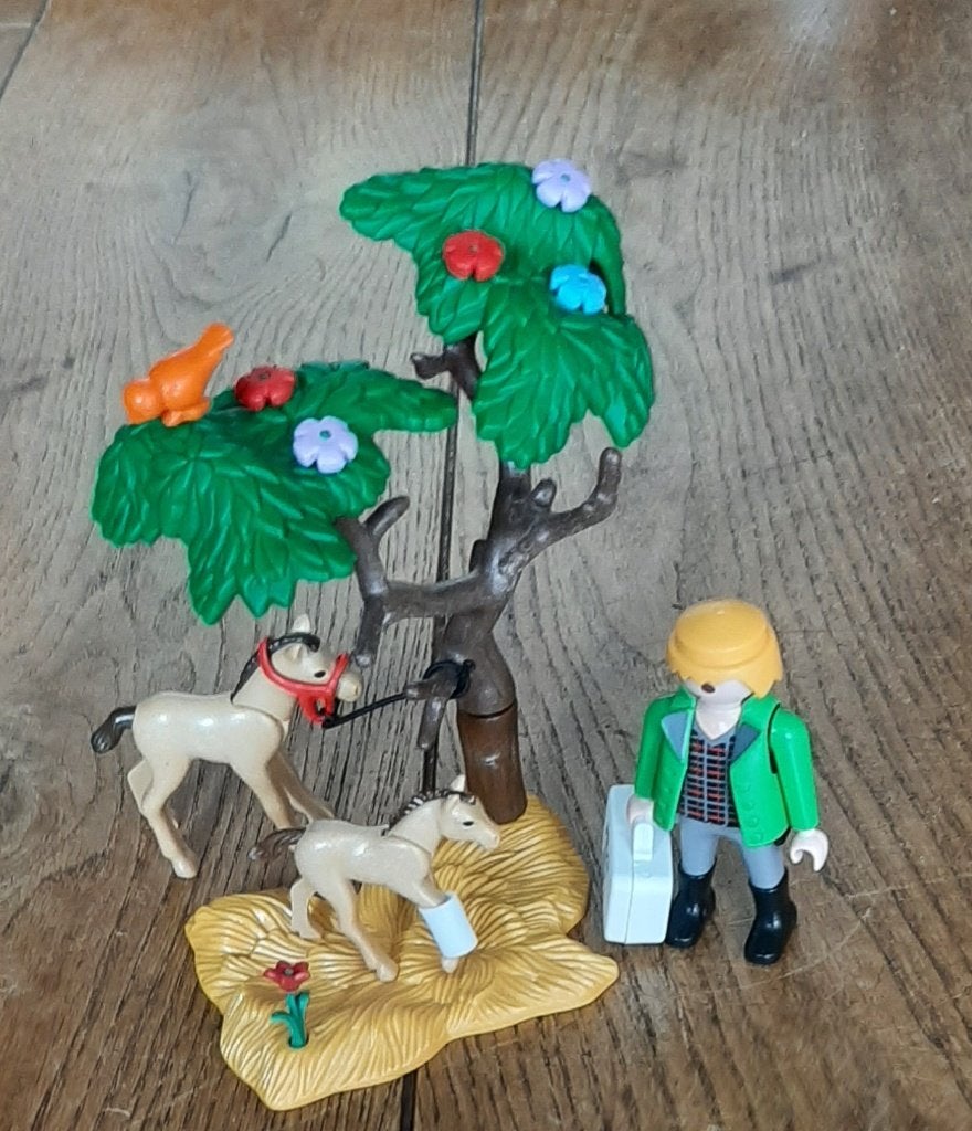 Playmobil dierenarts, Ophalen of Verzenden, Zo goed als nieuw, Losse onderdelen, Figuren