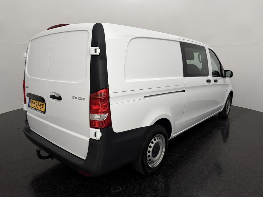 Mercedes Vito Bestel 114 CDI l DUBBELE CABINE l NAVI l AIRCO, Gebruikt, 4 cilinders, Wit, Bedrijf