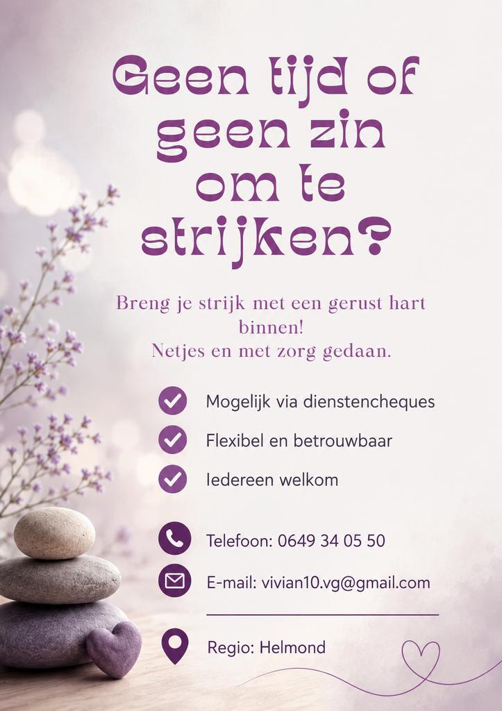 Strijkhulp, Vacatures, Overige niveaus, Vanaf 10 jaar, Overige vormen