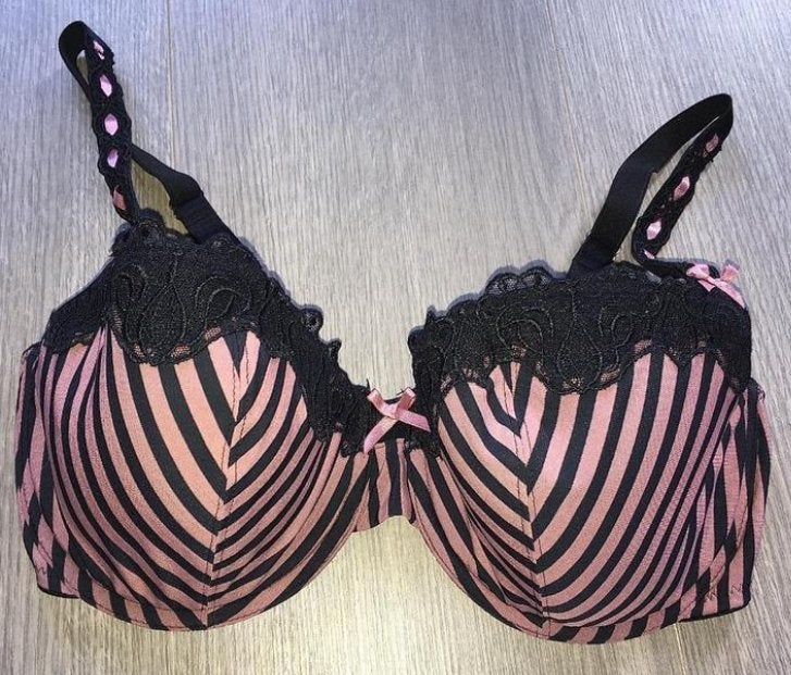 NIEUW CONTURELLE Oud roze zwart bh , maat 75 E 75e, Conturelle, Ophalen of Verzenden, Roze, BH