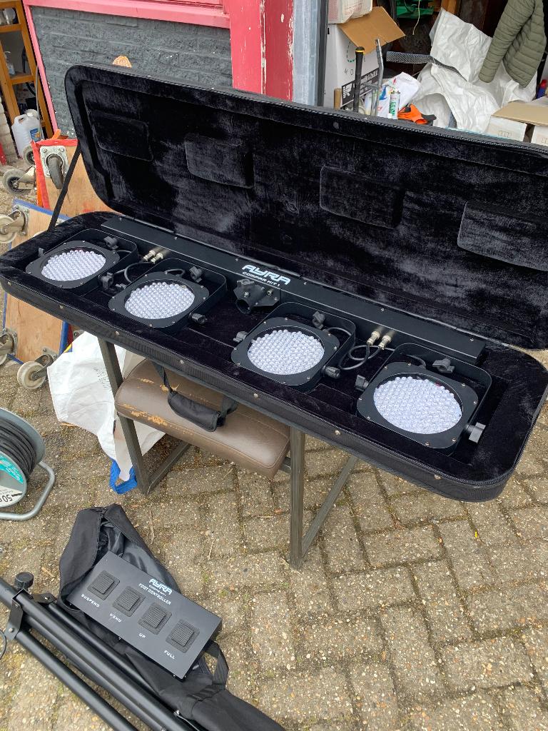 Aura compact kit 1 verlichting disco, Ophalen, Zo goed als nieuw, Licht, Kleur