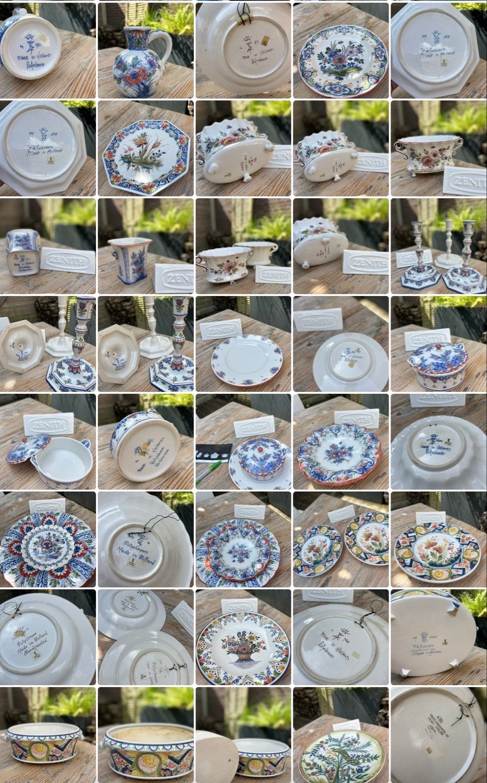 Diverse  Zenith Polychroom Crown Staffordshire, Ophalen