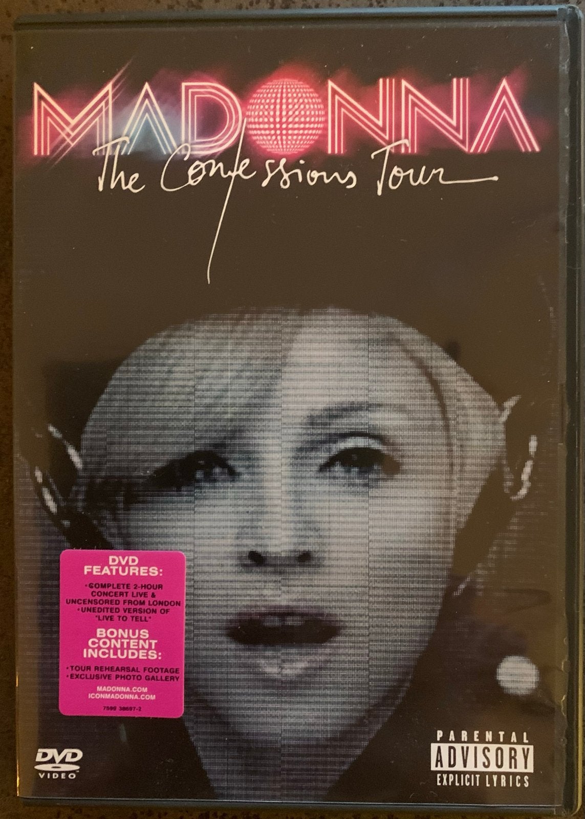 Madonna - The Confessions Tour DVD, Vanaf 12 jaar, Ophalen of Verzenden, Zo goed als nieuw, Muziek en Concerten