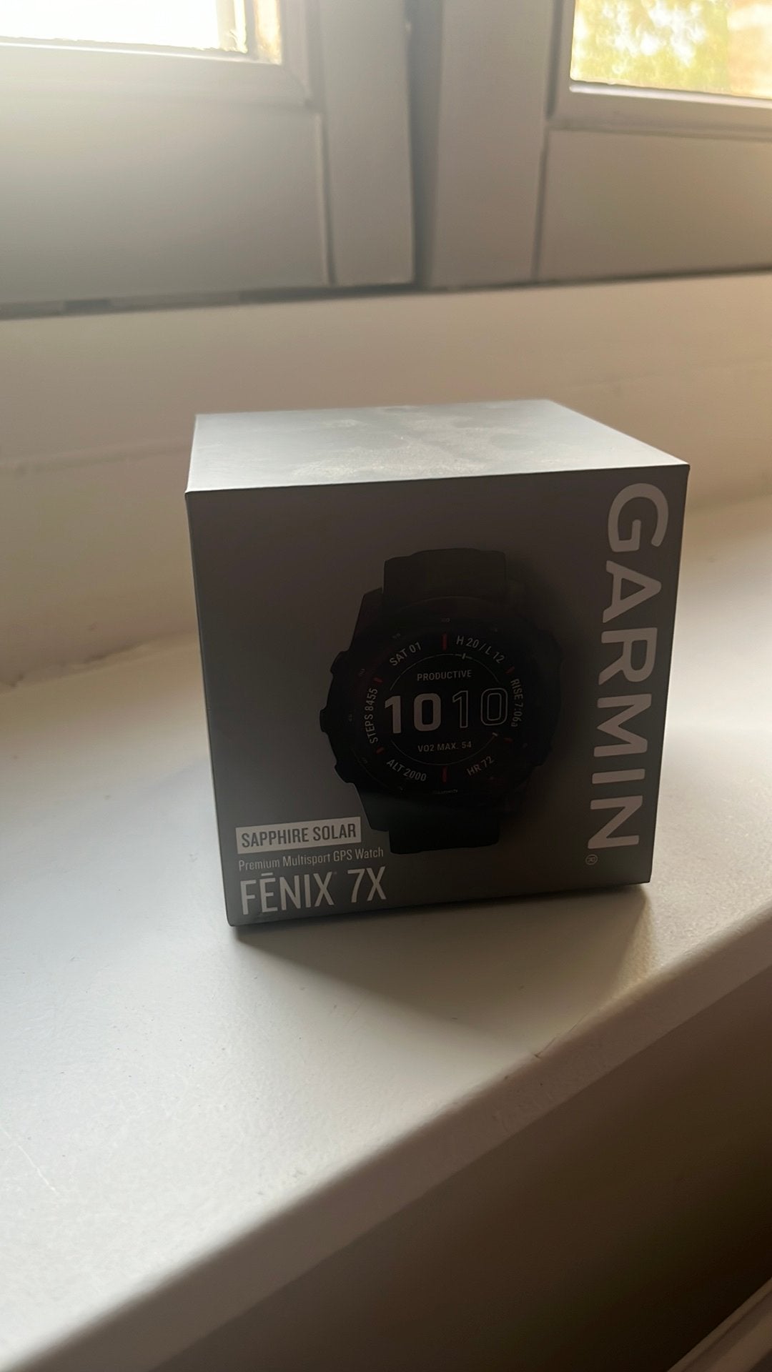 Garmin Fenix 7X Sapphire Solar, Ophalen, Gebruikt, Zwart, Waterdicht