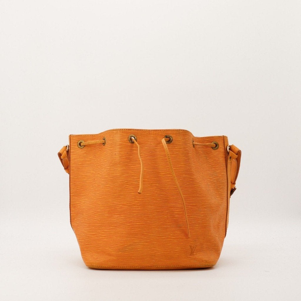 Louis Vuitton Petit Noé in geel Épi 26x25x17 cm handtas