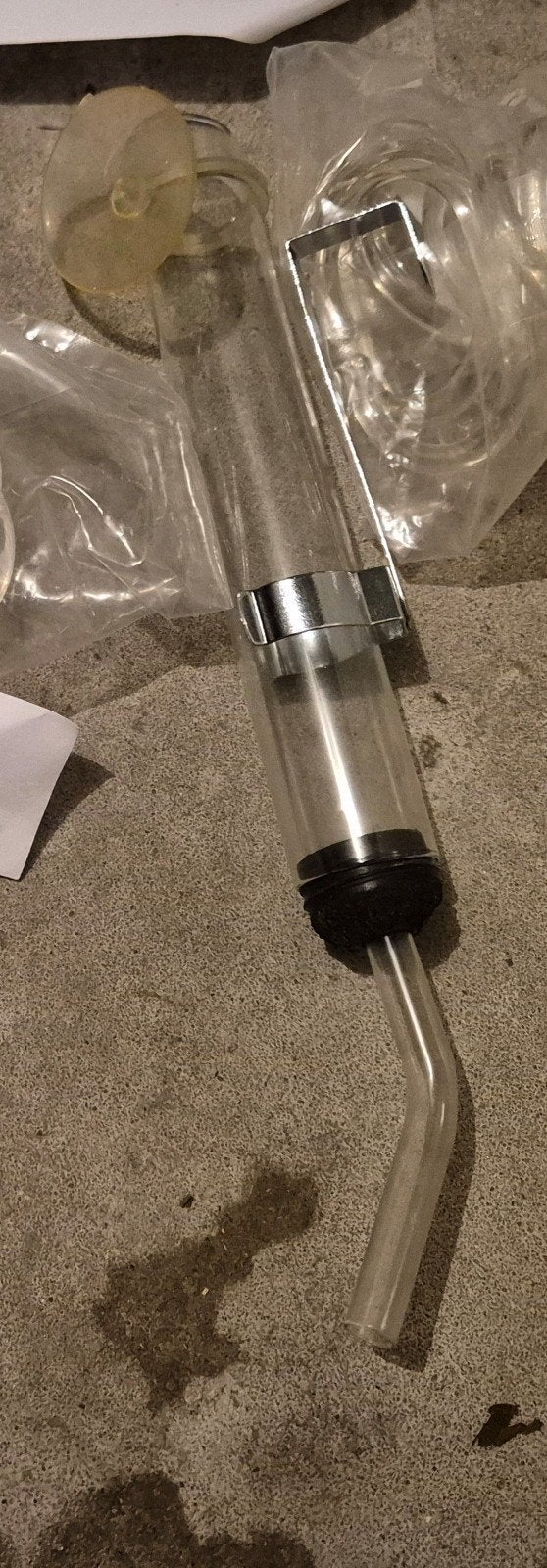 Glazen waterfles klein, Ophalen of Verzenden, Gebruikt, Verzorging