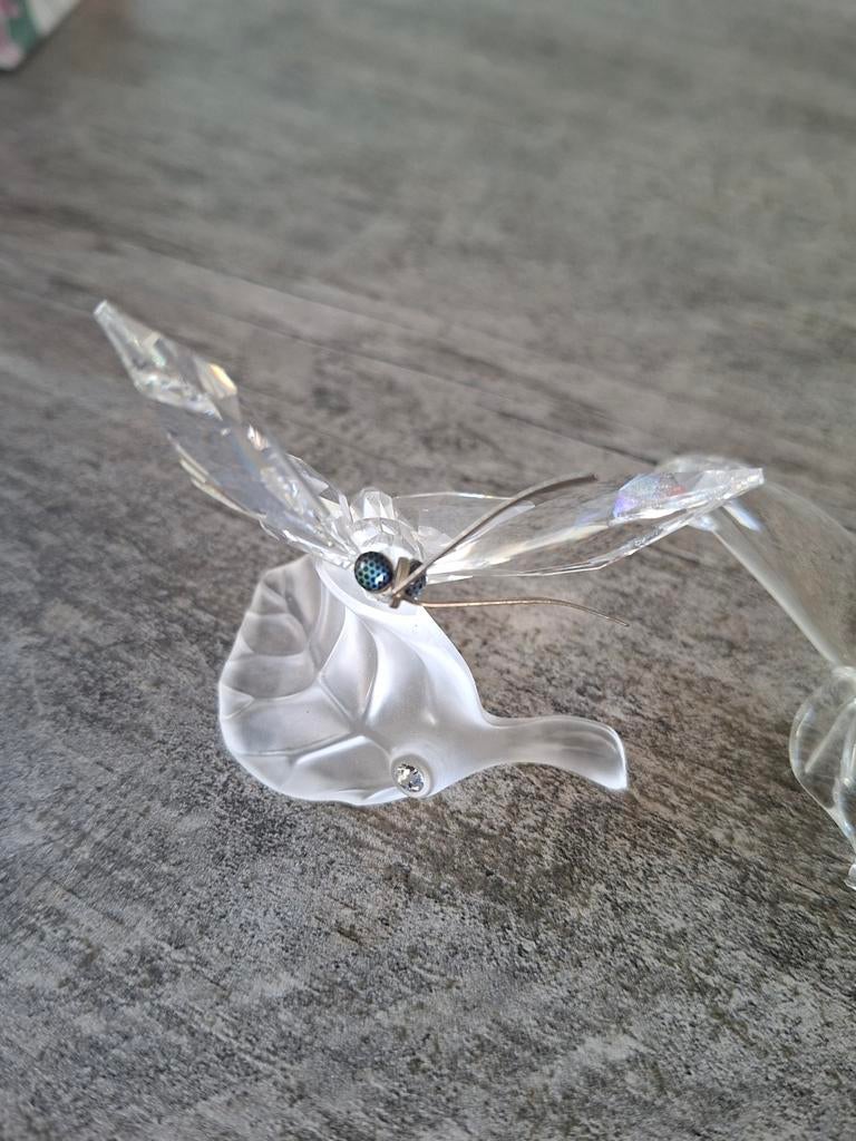 Swarovski Beelden: Vlinder en Zeehond, Verzamelen, Swarovski, Zo goed als nieuw, Figuurtje, Ophalen