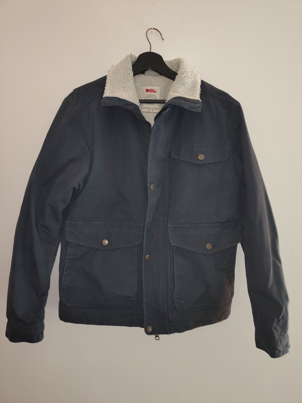 Fjällräven Greenland Winter Jacket - Heren S, Kleding | Heren, Jassen | Winter, Blauw, Ophalen of Verzenden, Zo goed als nieuw