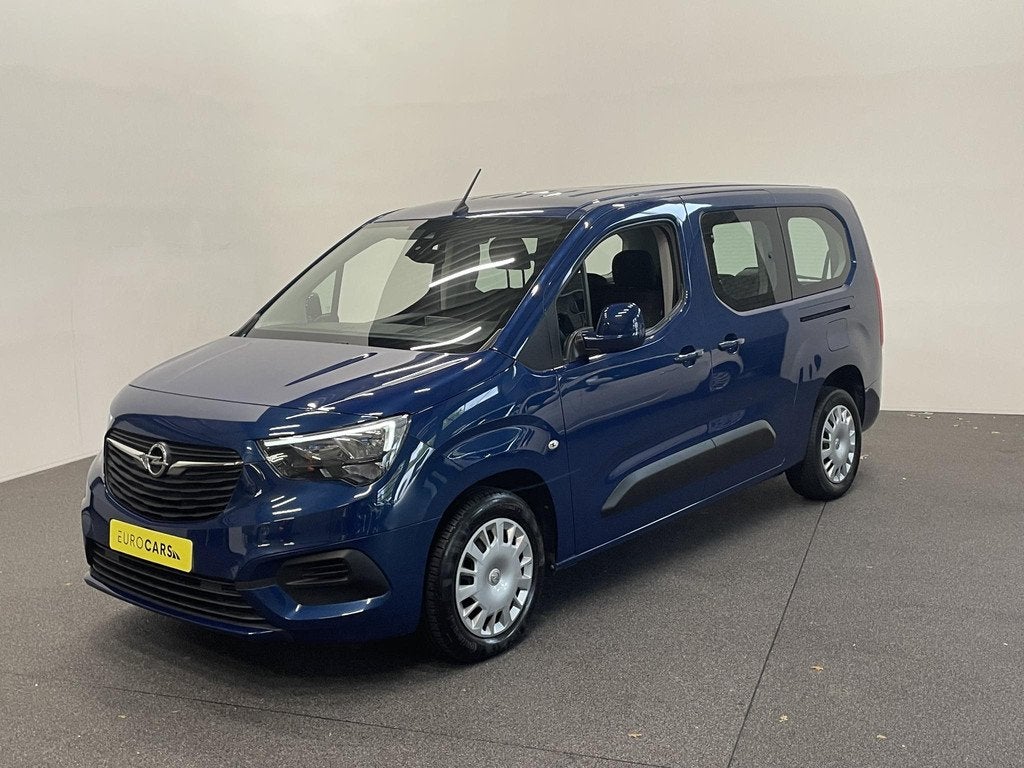 Opel Combo Life 1.2 Turbo L2H1 110 pk 7p. Life Airco Cruise, Auto's, Opel, Voorwielaandrijving, Stof, Gebruikt, Blauw