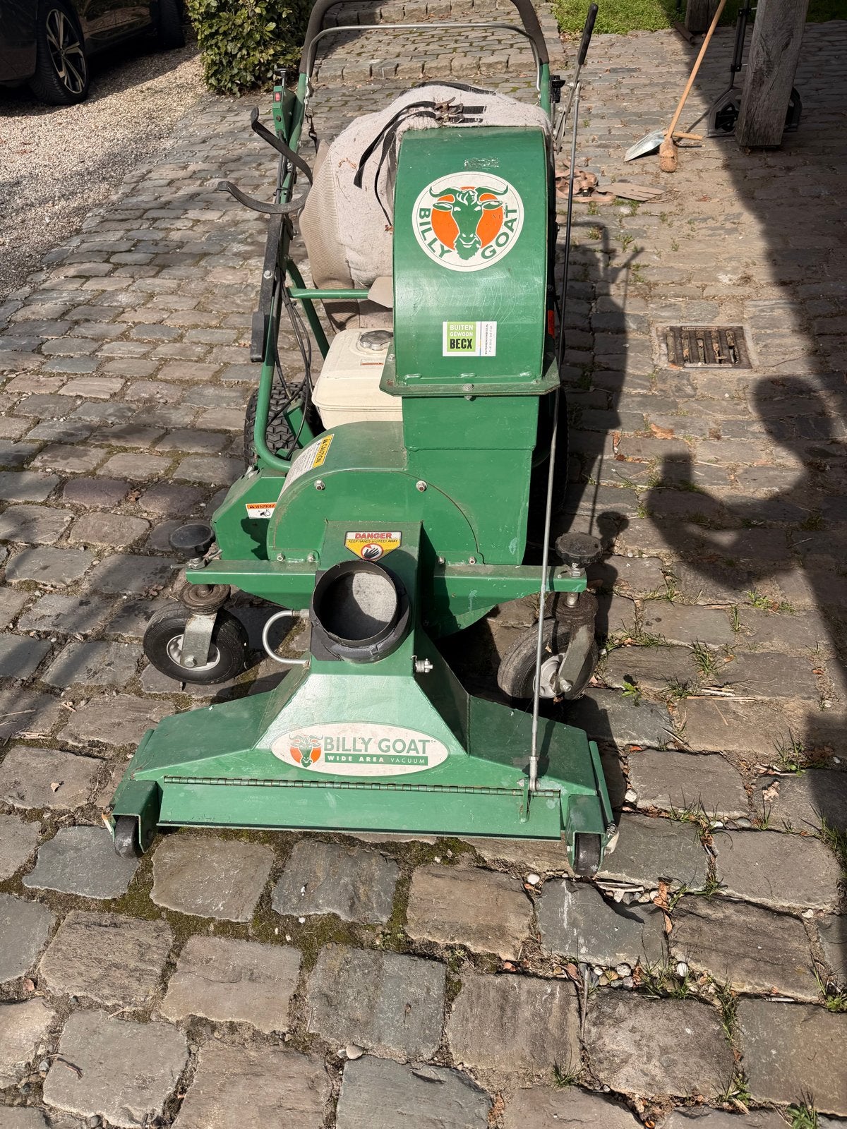 Billy Goat VQ802SPH Bladzuiger - Nette Staat, Tuin en Terras, Ophalen, Benzine, Gebruikt, Handgedragen