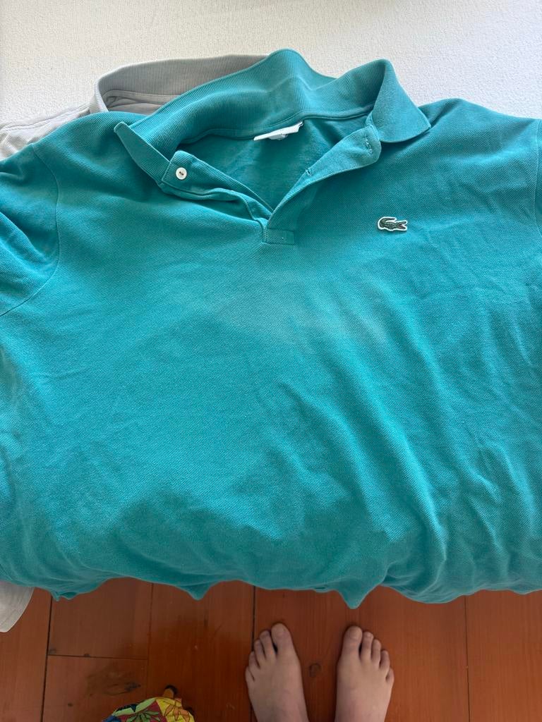 Lacoste Classic Fit Polo - US XXL - 2 x maat 7, Ophalen of Verzenden, Gedragen, Overige maten, Blauw