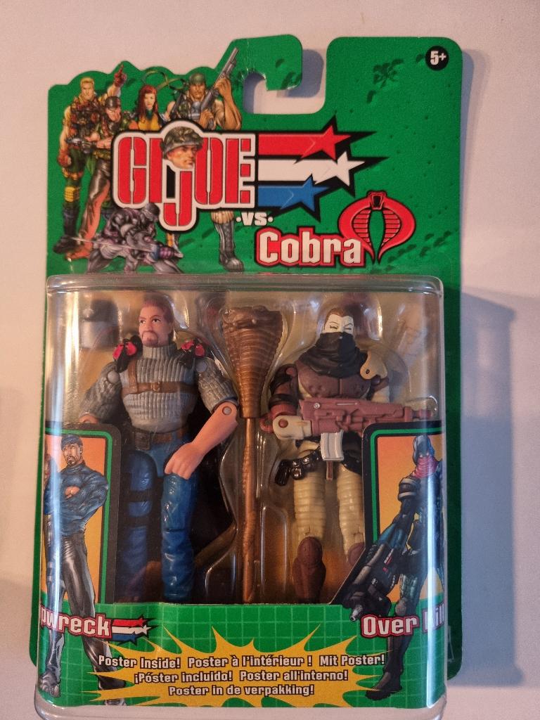 Gi Joe vs Cobra Shipwreck - over kill 2003 on card, Verzamelen, Poppetjes en Figuurtjes, Nieuw, Ophalen of Verzenden
