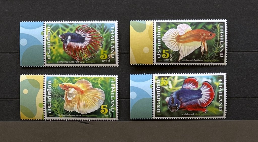 Thailand 2020 Postfris Siervissen Siamese Kempvis, Ophalen of Verzenden, Postfris, Dier of Natuur