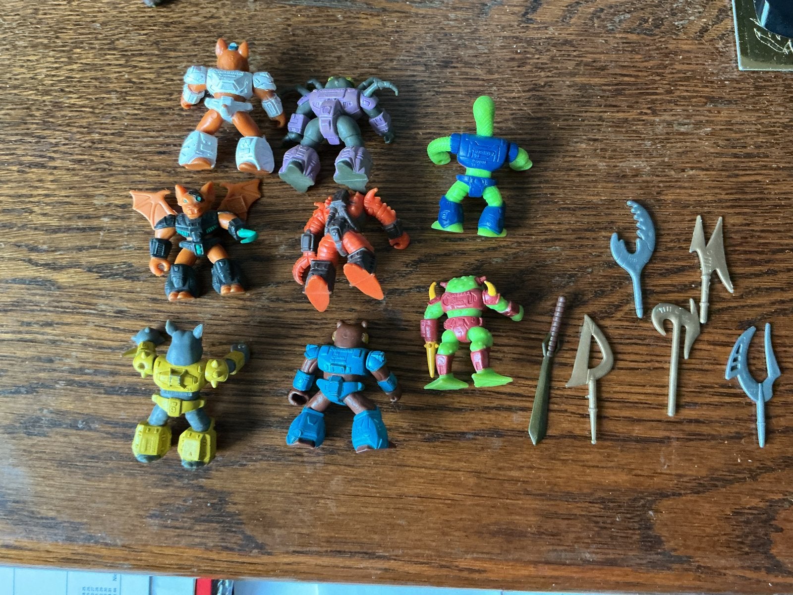 Vintage Battle Beasts figuren en wapens, Ophalen of Verzenden, Gebruikt