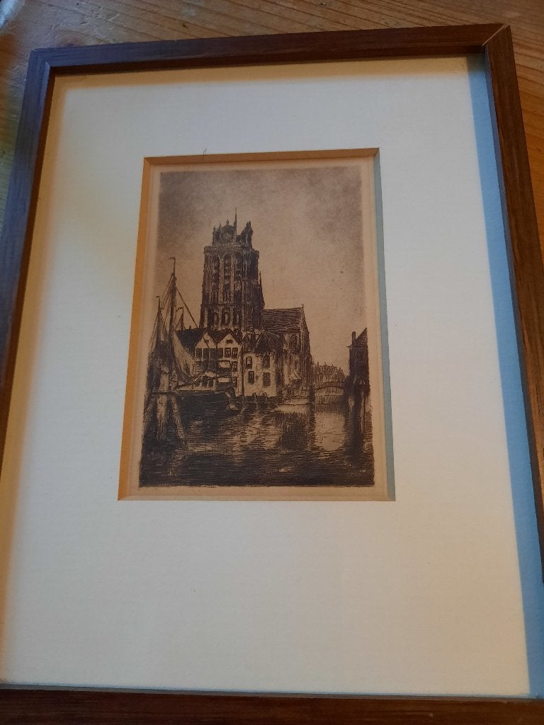 Werk van Paul Matthes, Antiek en Kunst, Ophalen of Verzenden, Overige technieken, Gesigneerd, 1900 - 1949