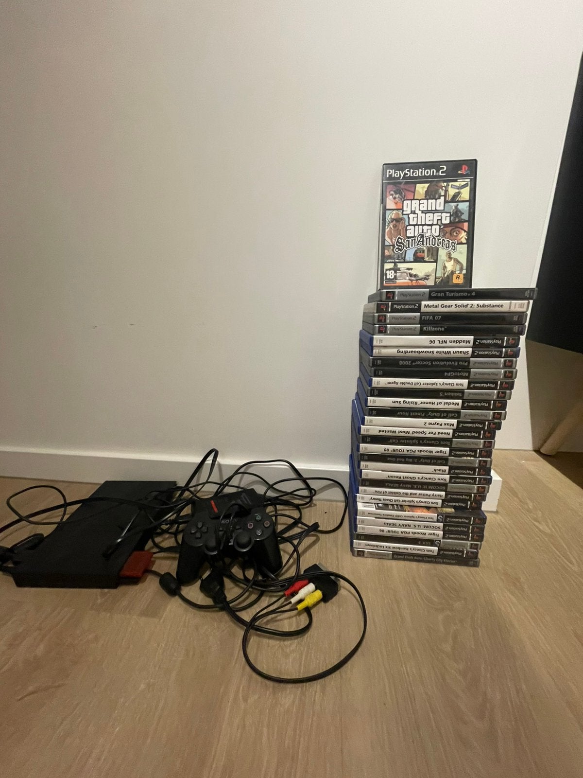 Playstation 2 slim, Ophalen, Zo goed als nieuw, Met 1 controller