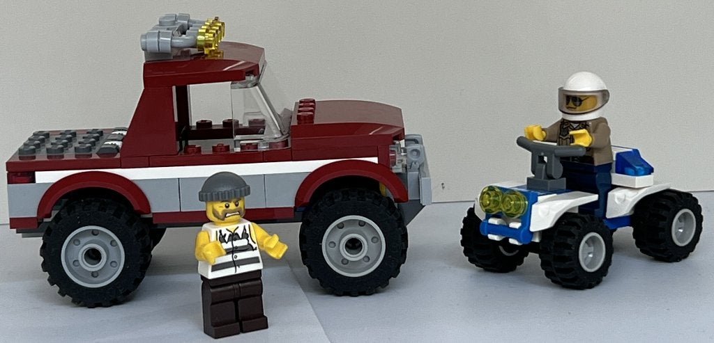 Lego 4437 Police Pursuit, City, Lego, Ophalen of Verzenden, Zo goed als nieuw