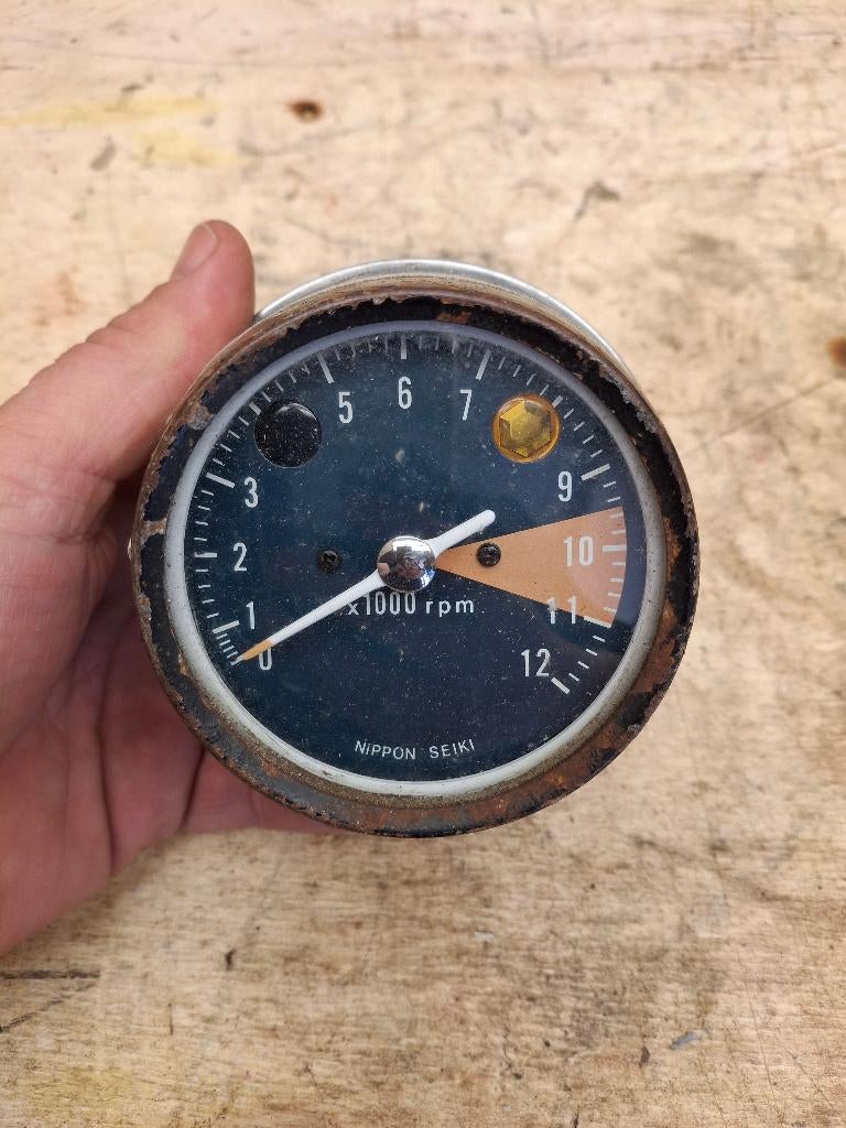 toerenteller Nippon Seiki Honda (cb350 cb400 cb500 cb250 ), Ophalen, Gebruikt, ., .