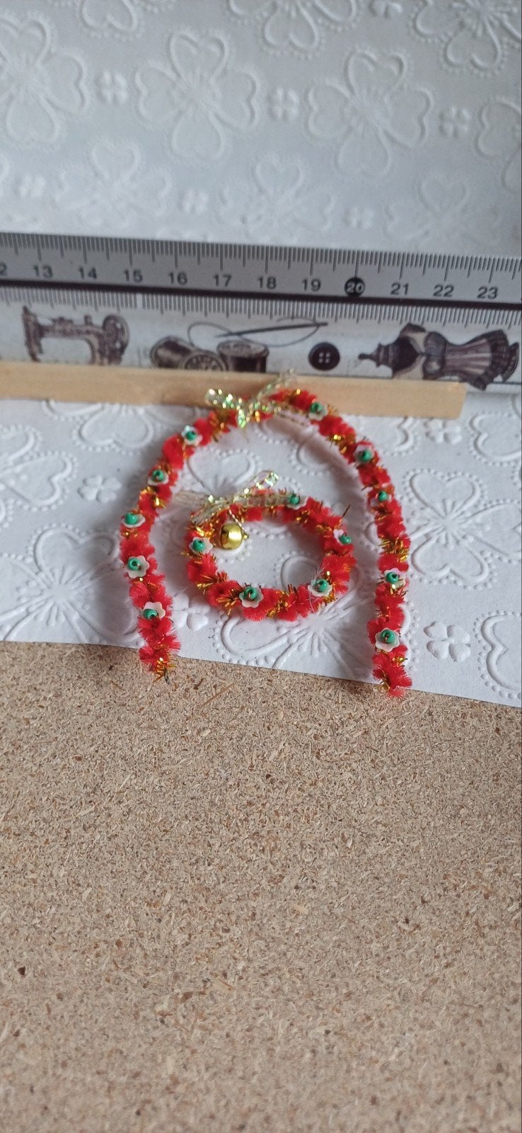 kerst krans en guirlande, Verzamelen, Verzenden, Poppenhuis