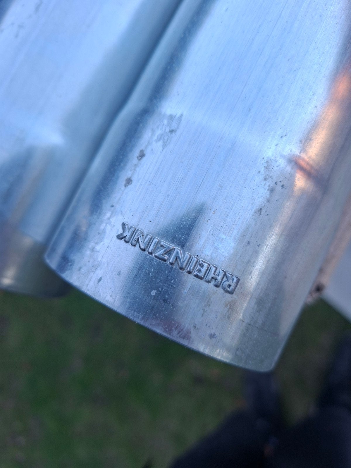 Zinken hemelwaterafvoer 80mm Reinzink, Doe-het-zelf en Verbouw, Buizen en Afvoer, Ophalen
