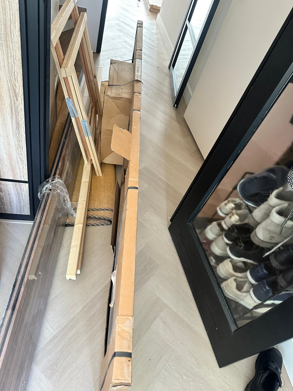 KOOPJE!  keukenwerkblad 245cm met spoelbak, Midnight Dream, Huis en Inrichting, Keuken | Keukenelementen, Ophalen, Nieuw