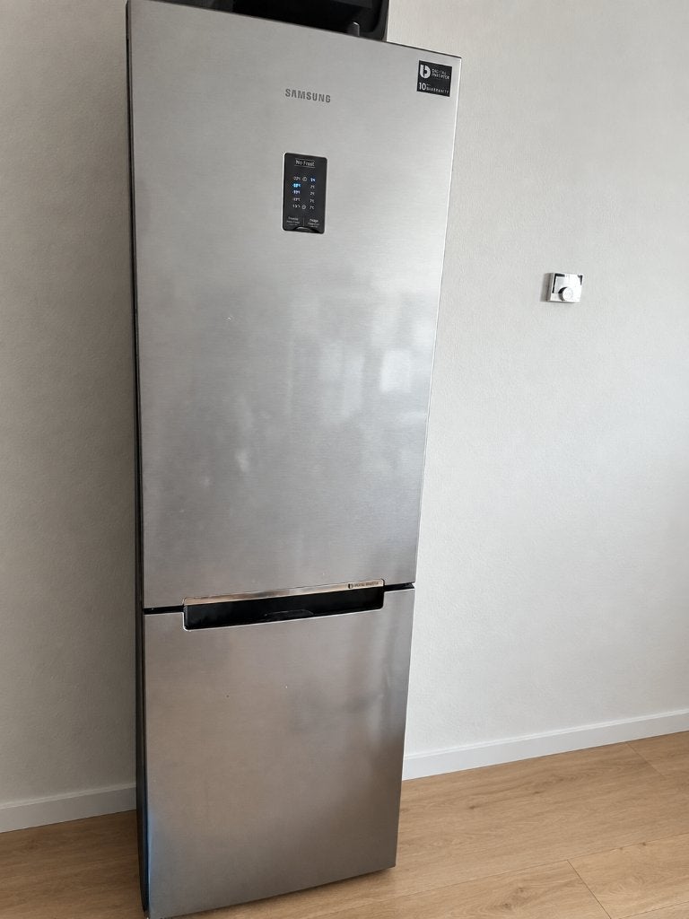 Samsung koel-vriescombinatie – No Frost – Digital Inverter, Ophalen, Gebruikt, 200 liter of meer, Met aparte vriezer