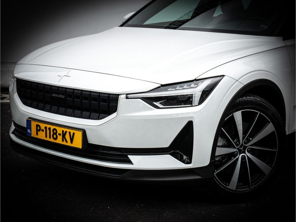 Polestar 2 Long Range Single Motor 78 kWh SOH 94% Trekhaak/, Auto's, Polestar, Polestar 2, Stof, Gebruikt, Zwart