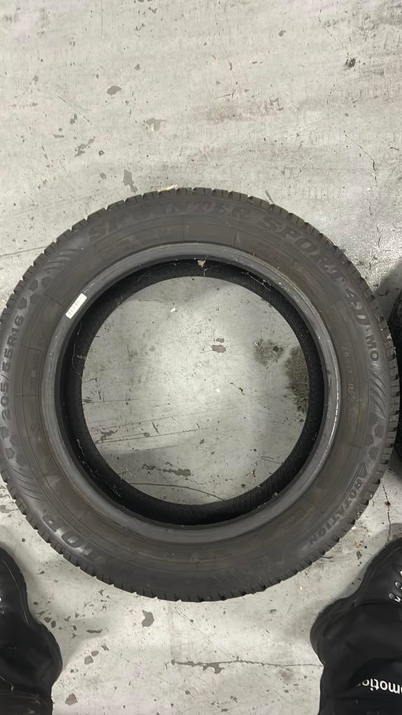 Dunlop winterband 205/55R16, Ophalen, Zo goed als nieuw