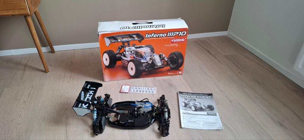 kyosho mp10 buggy 1-8 nitro parts., Ophalen, Gebruikt, Auto offroad, Nitro
