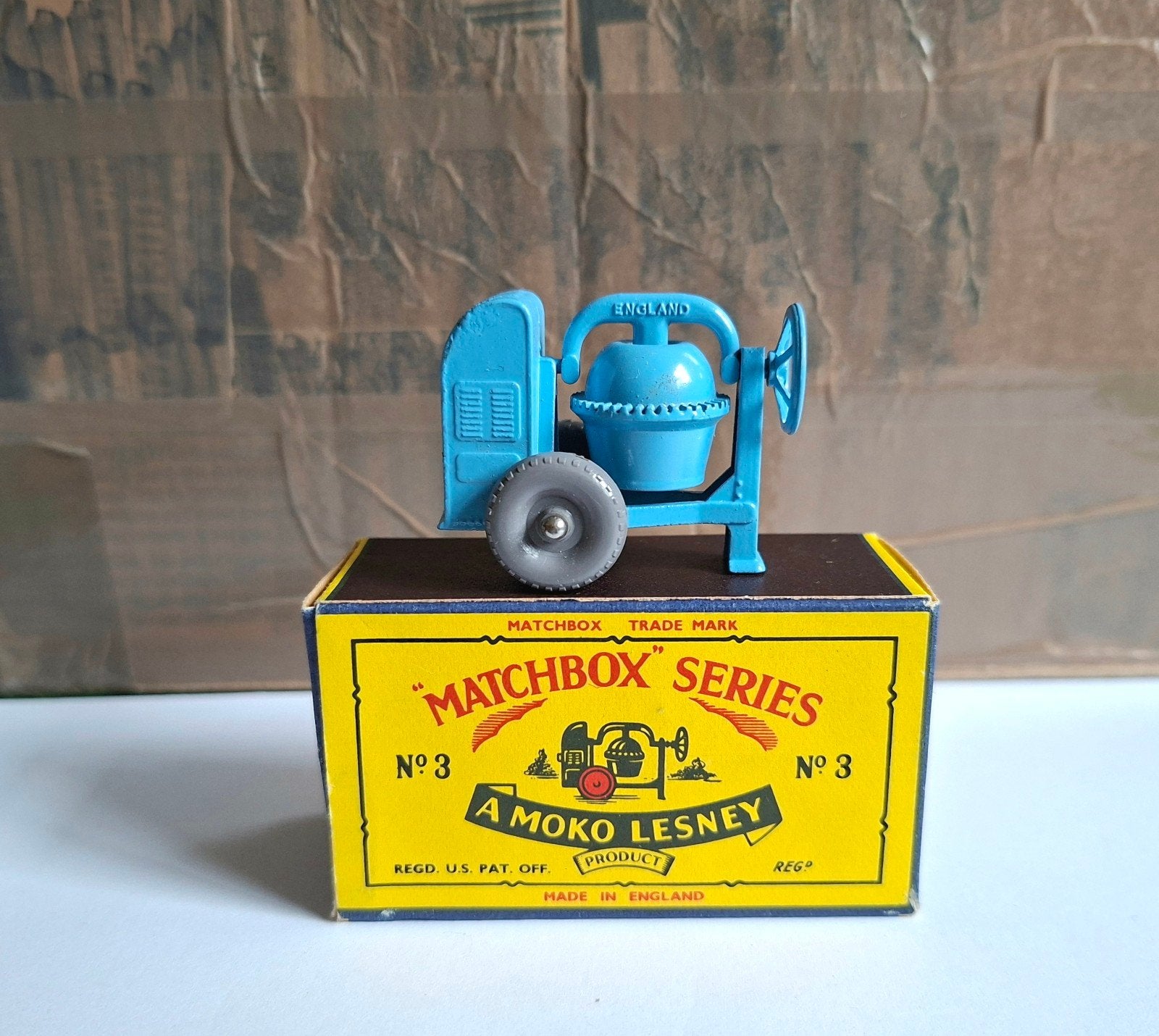 matchbox 3 cement mixer gpw & b5 box, Ophalen of Verzenden