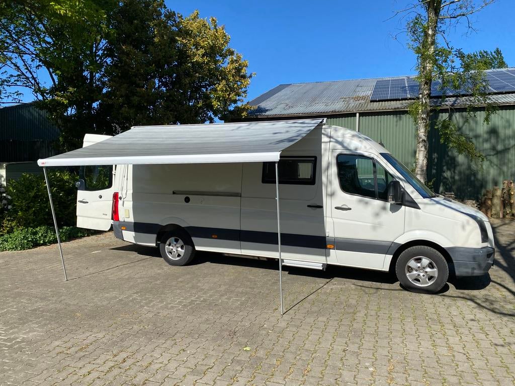 Crafter 35 camper l3h2 2.5 80KW ASG, Caravans en Kamperen, Campers, Bedrijf, tot en met 2, Buscamper of Camperbus, Volkswagen