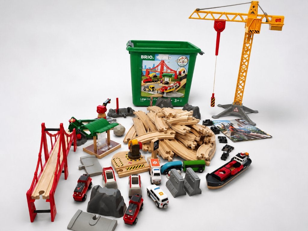 Brio world groot set!, Ophalen, Gebruikt, Duw- of Trekspeelgoed
