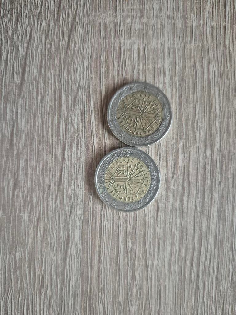 2 Euro munt Frankrijk 2000 - 'Liberté, Égalité, Fraternité', Postzegels en Munten, Munten | Europa | Euromunten, Ophalen of Verzenden